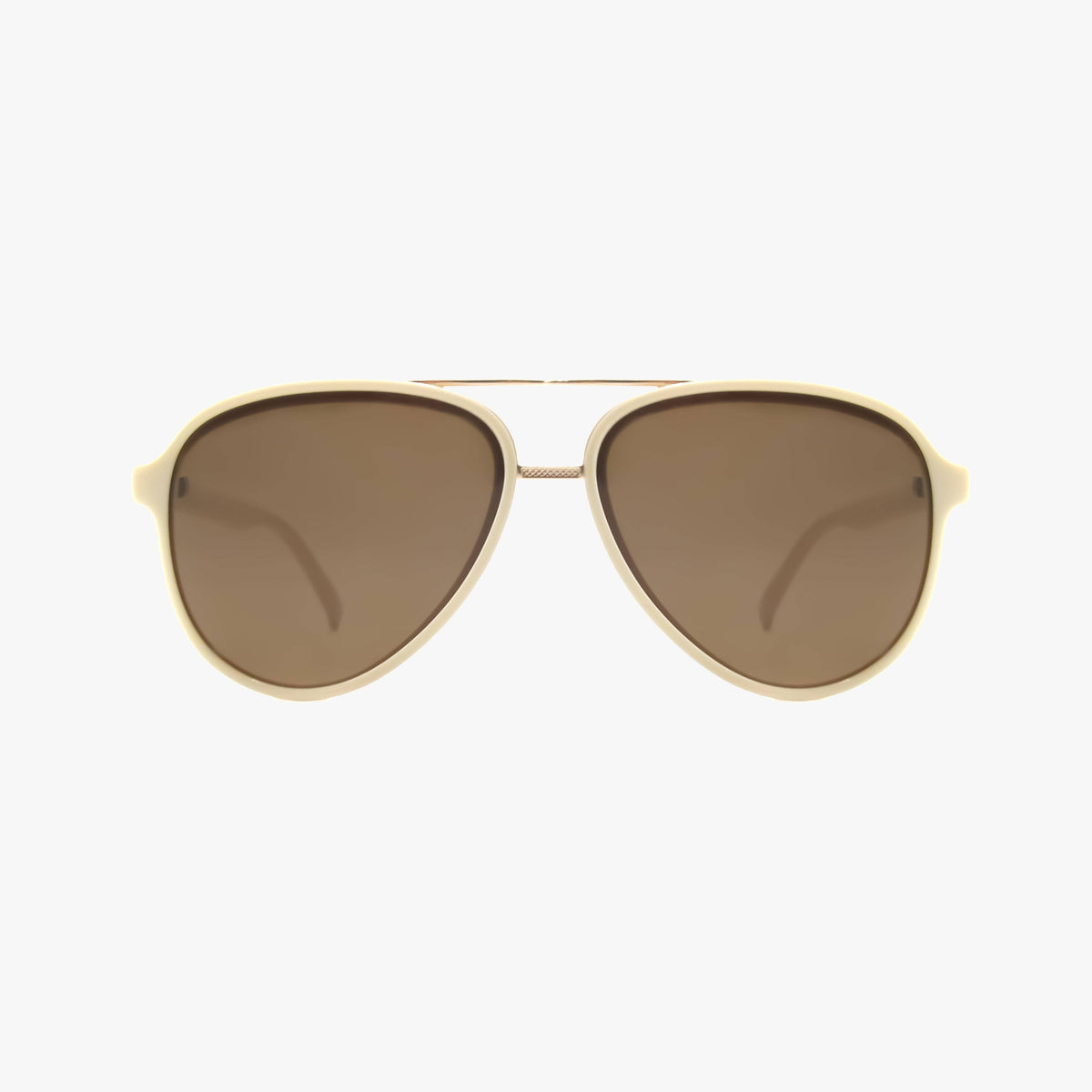 Knox Ivory Polarized Aviator Sunglasses