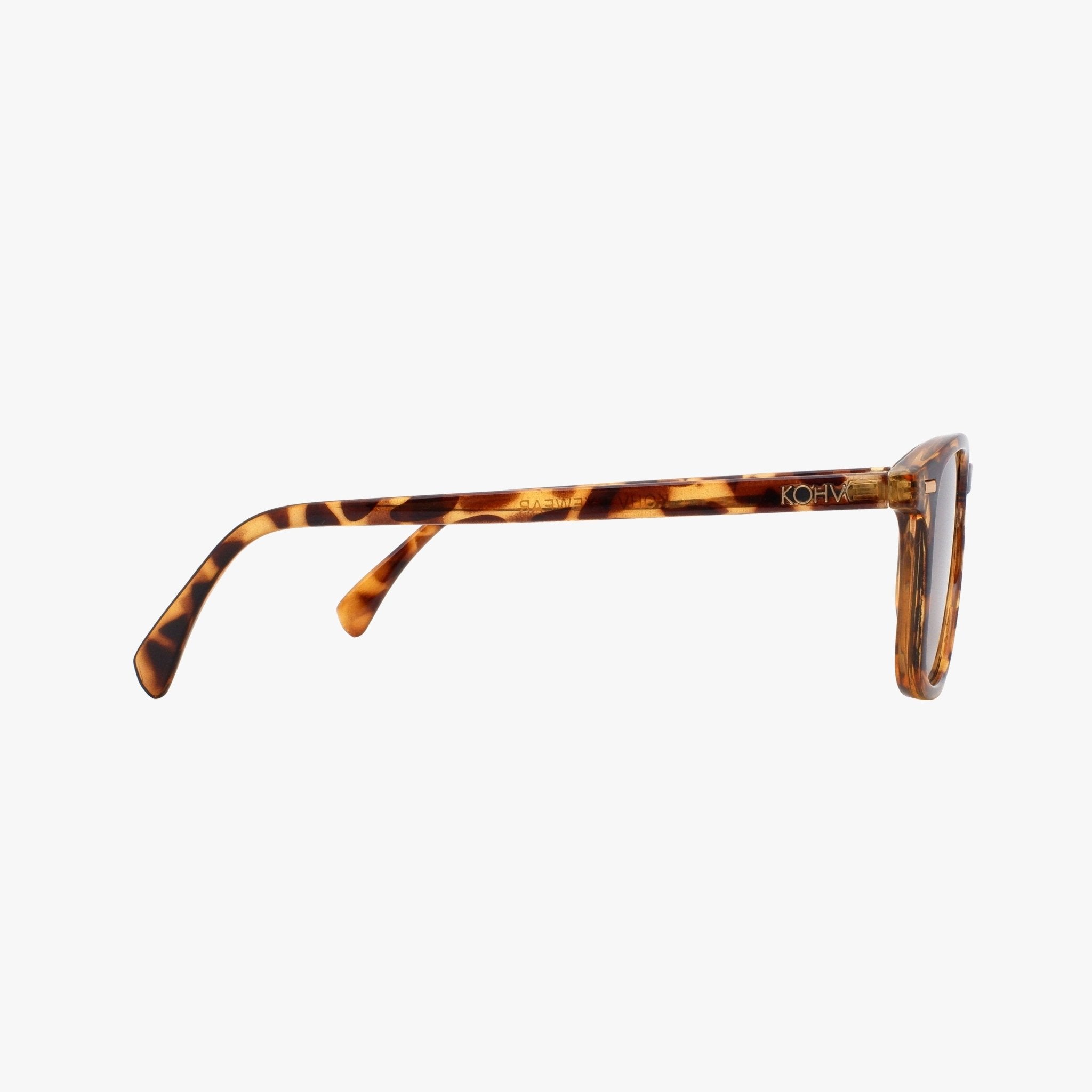 Bean Classic Tort Polarized Unisex Round Sunglasses - From Juniper With Love