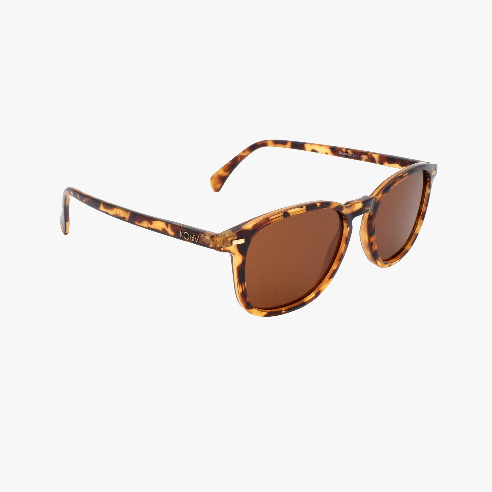Bean Classic Tort Polarized Unisex Round Sunglasses - From Juniper With Love