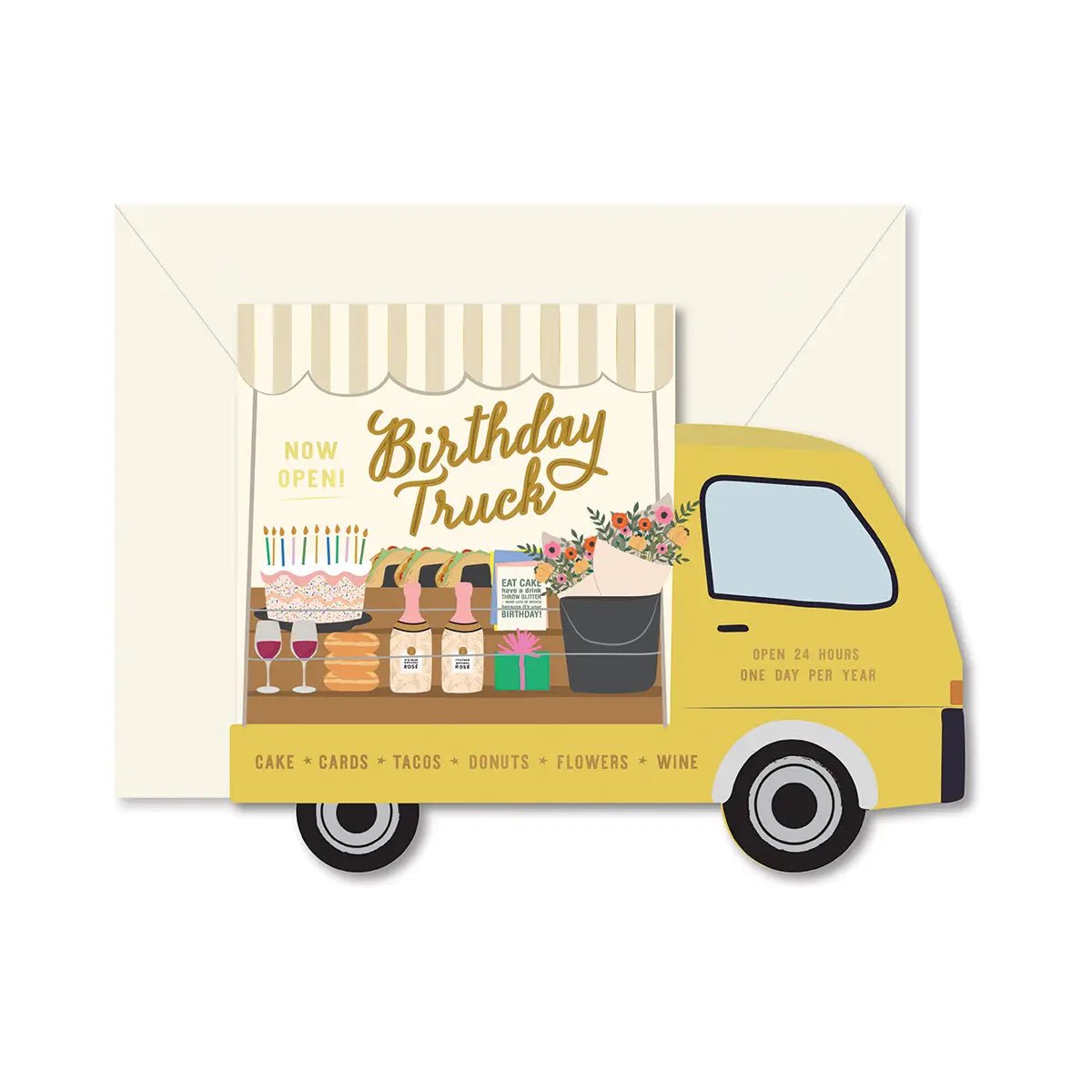 Birthday Truck Greeting Card - From Juniper With Love