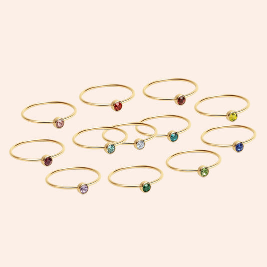 Birthstone Stacking Ring - From Juniper With Love