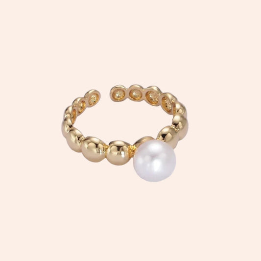 Bubble Band Pearl Ring - From Juniper With Love