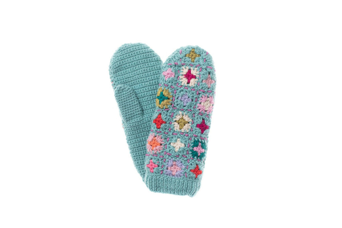 Goldie Mitten / Turquoise