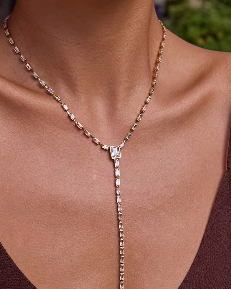 Château Lariat Necklace - From Juniper With Love