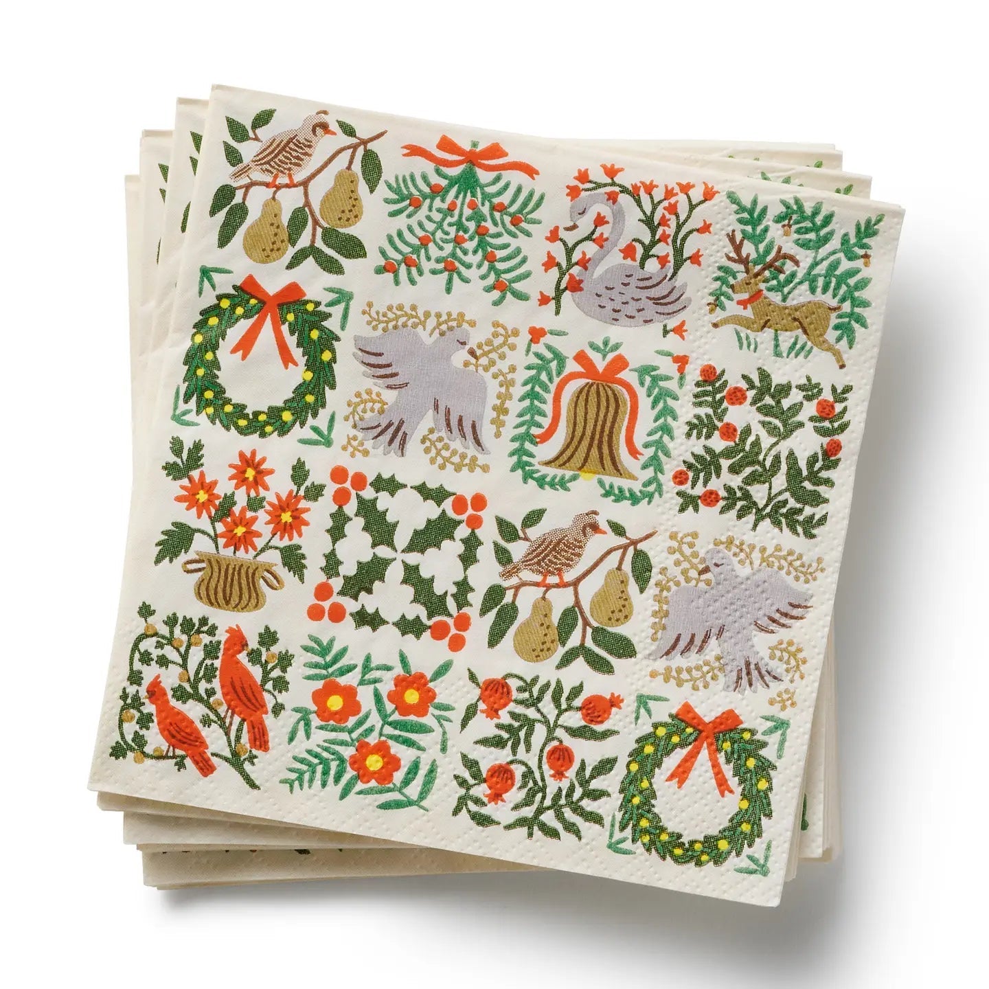 Christmastide Cocktail Napkins - From Juniper With Love