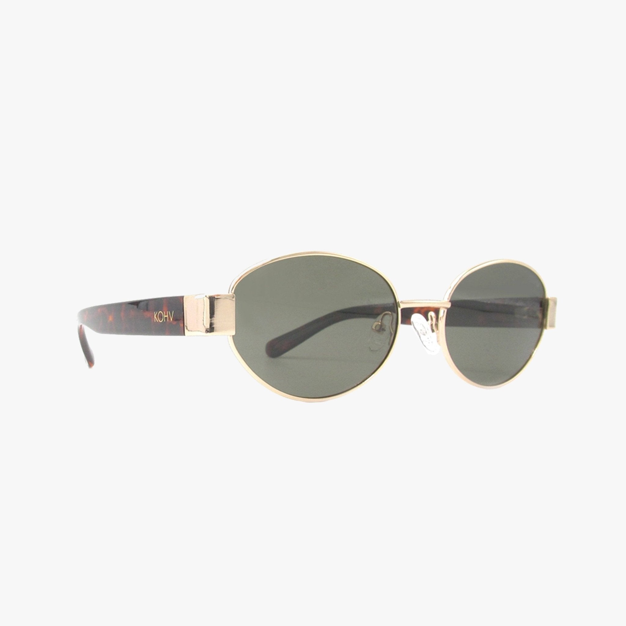 Coco Classic Polarized Oval Metal Sunglasses - From Juniper With Love