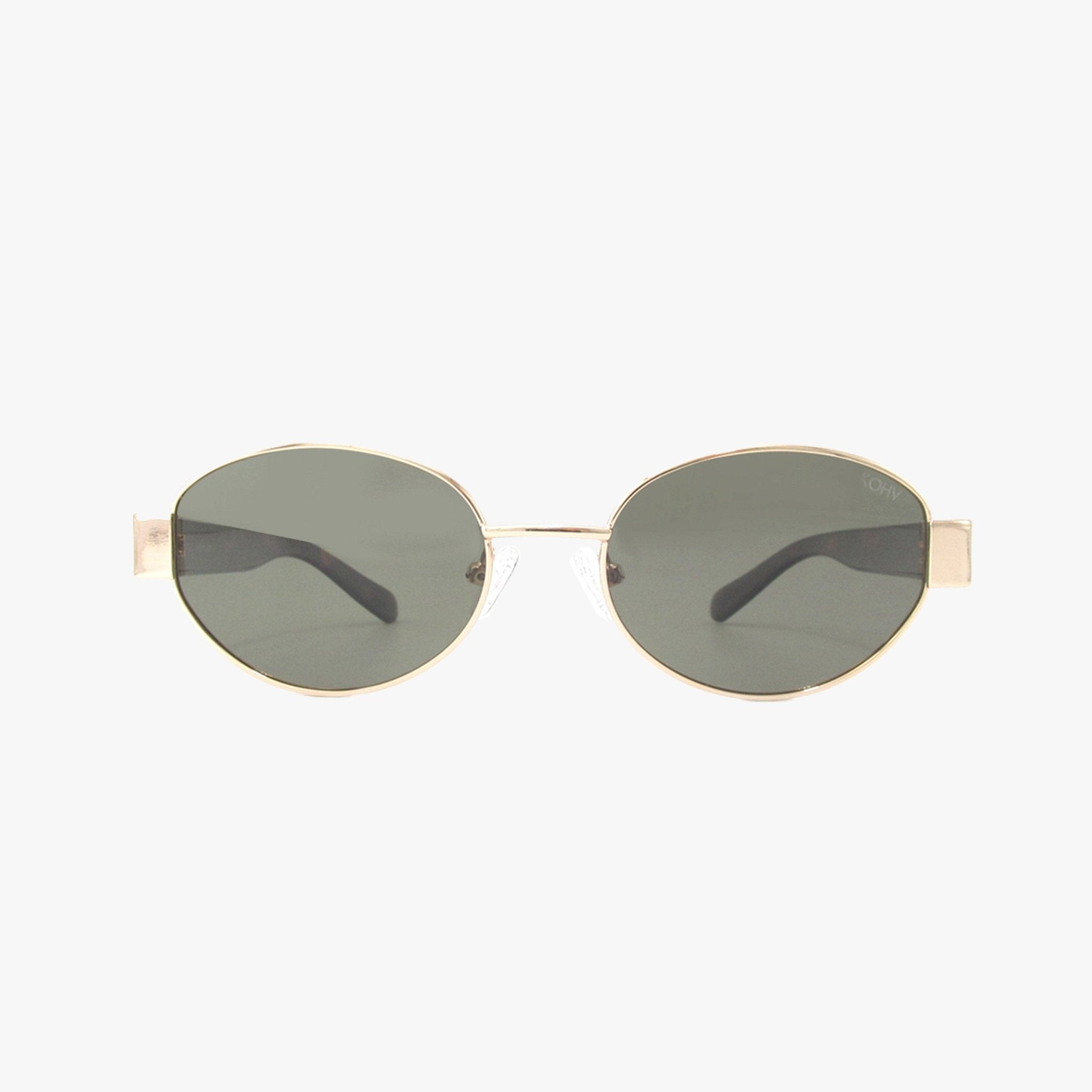 Coco Classic Polarized Oval Metal Sunglasses - From Juniper With Love
