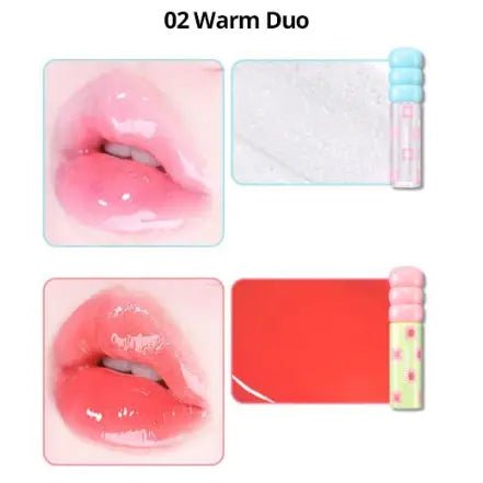 Colorgram Fruity Glass Tint Mini Duo Lip Gloss Set - From Juniper With Love