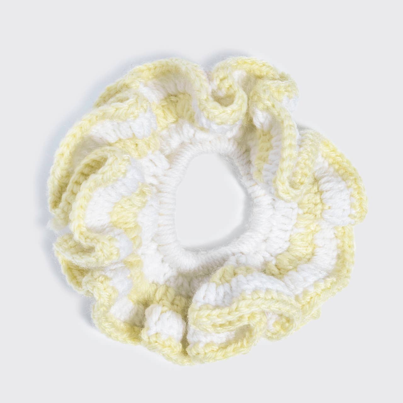 Crochet Scrunchie / Butter Yellow - From Juniper With Love