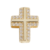 Cross Charms - Glitzy Gold