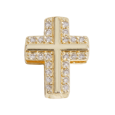 Cross Charms - Glitzy Gold