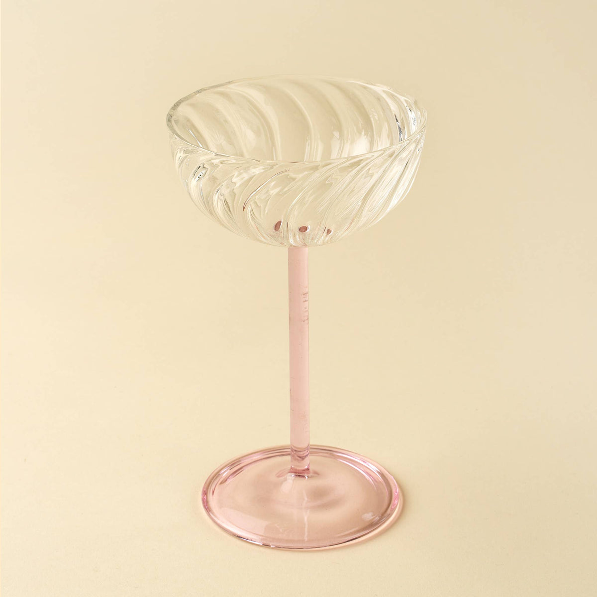 Celeste Coupe Glass / Pink