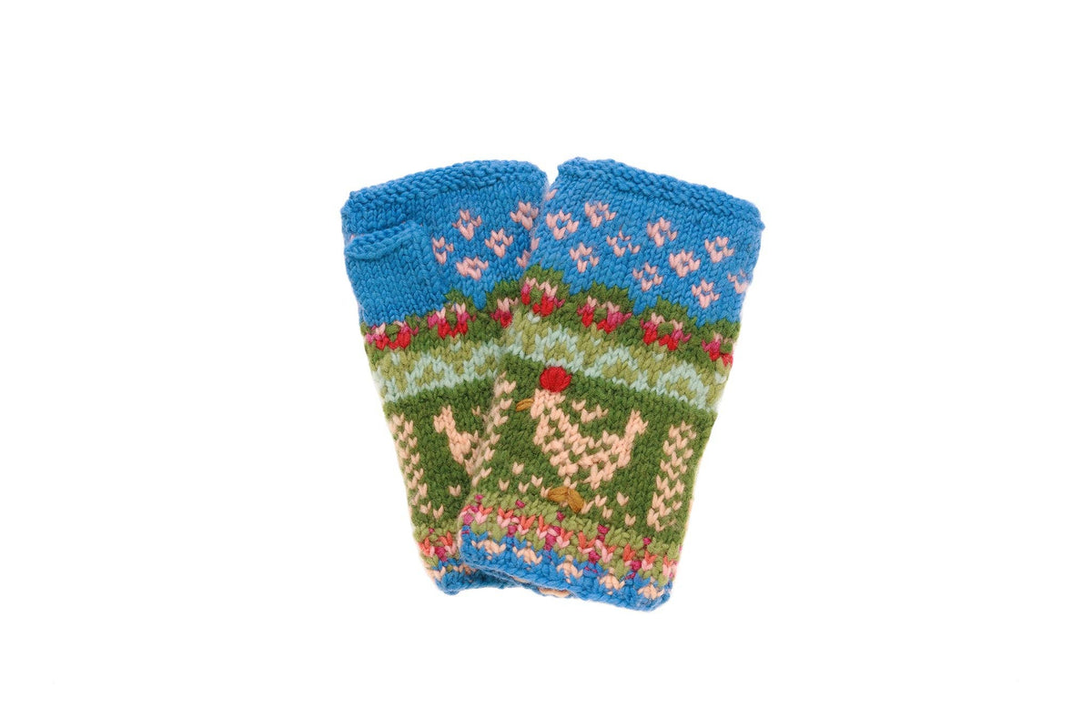 Heirloom Hen Handwarmer / Blue