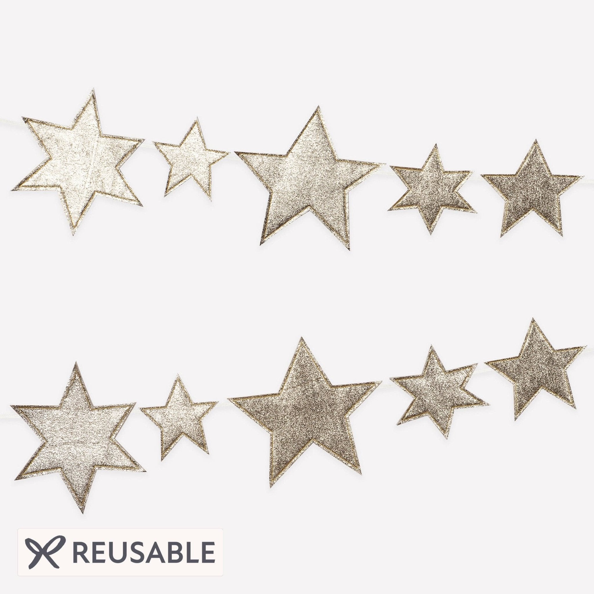 Fabric Star Garland - From Juniper With Love