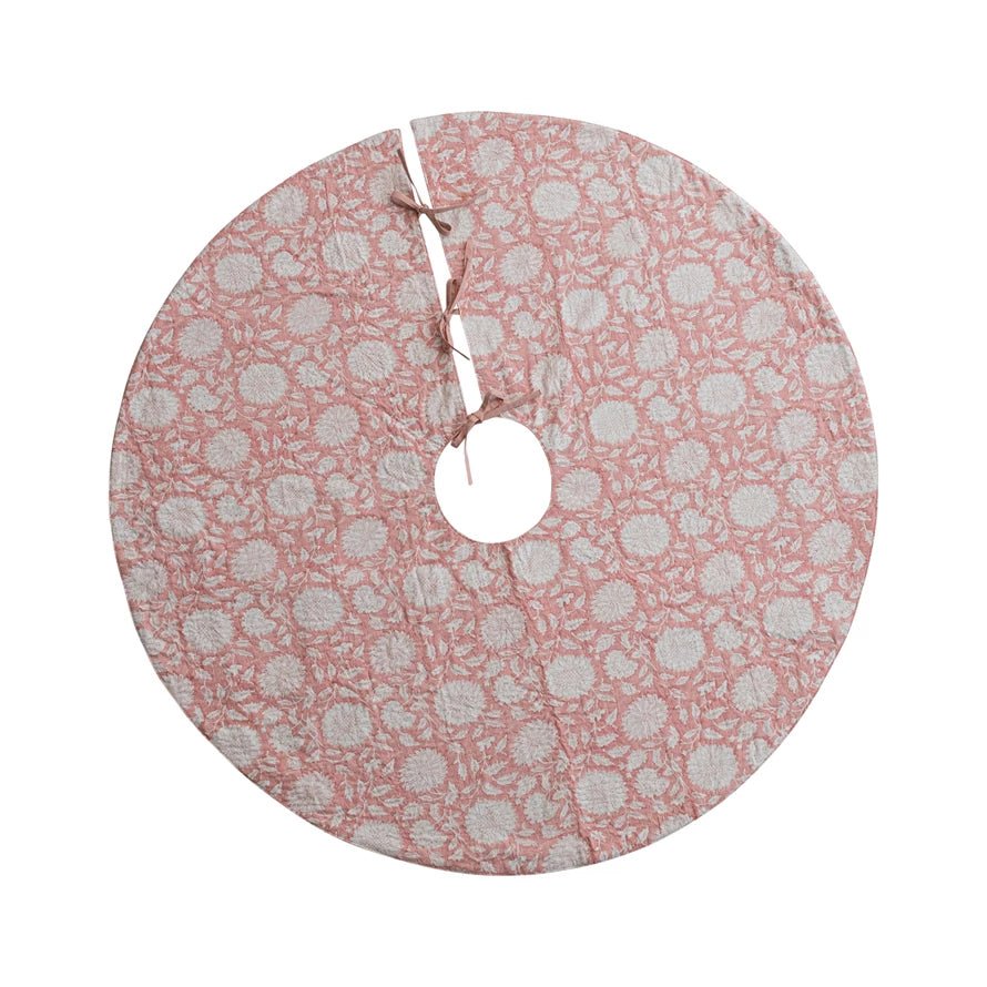 Floral Print Tree Skirt - From Juniper With Love