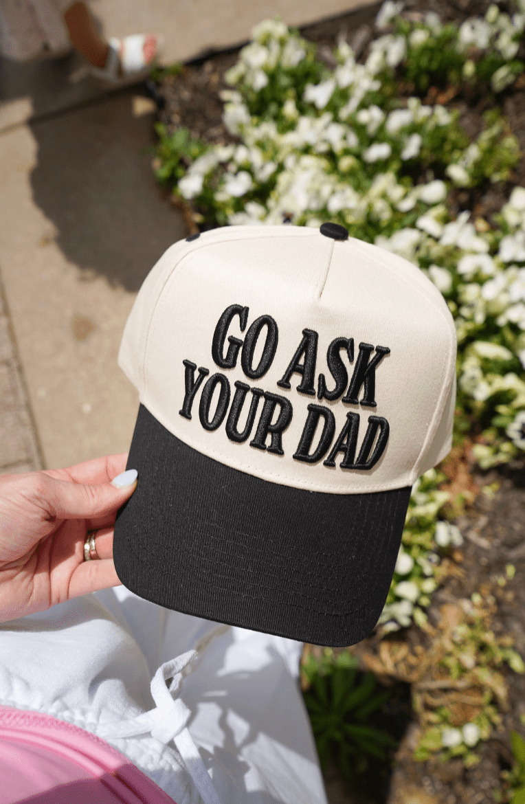 Go Ask Your Dad Vintage Trucker Hat - From Juniper With Love