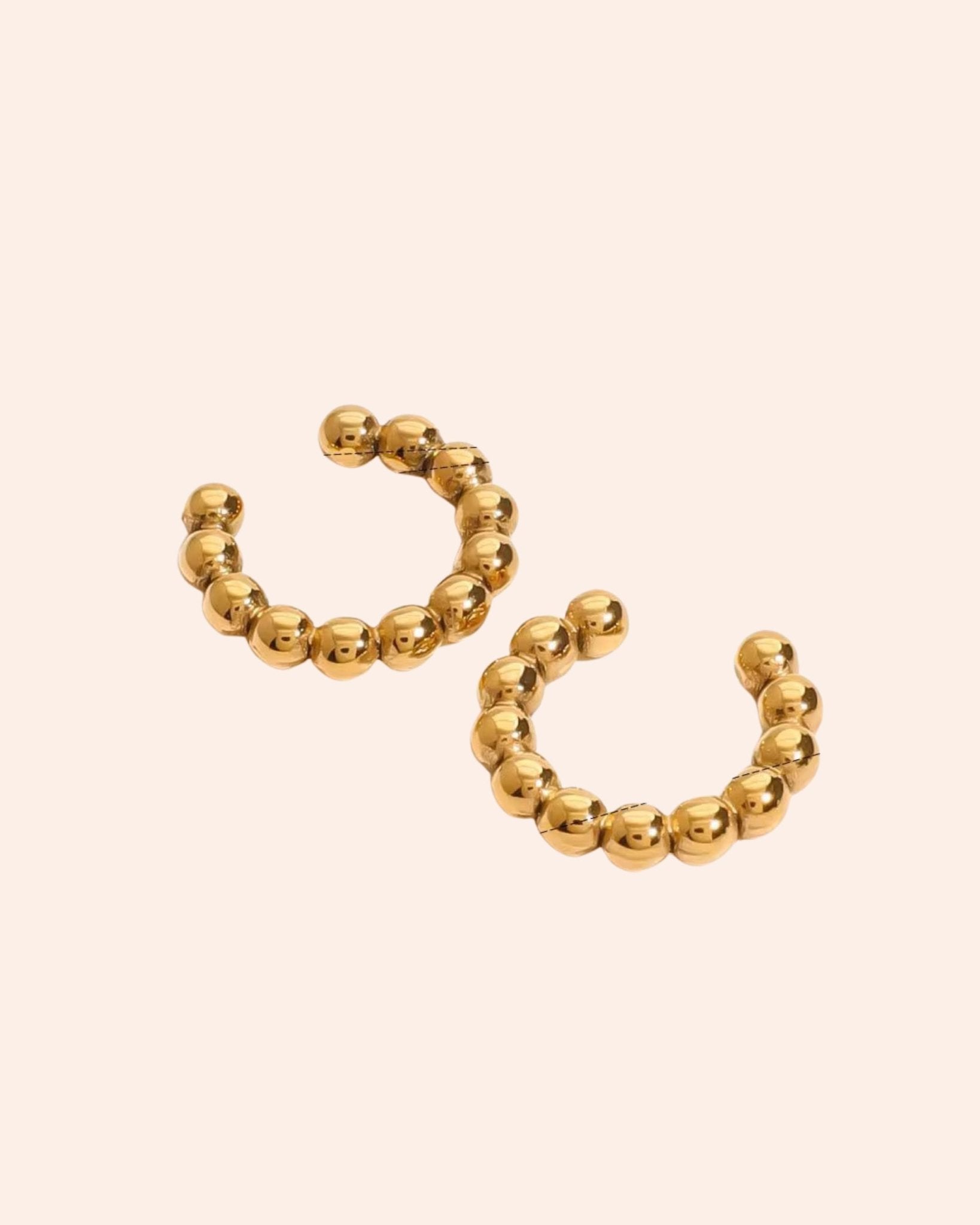 Golden Bead Ear Cuff - From Juniper With Love