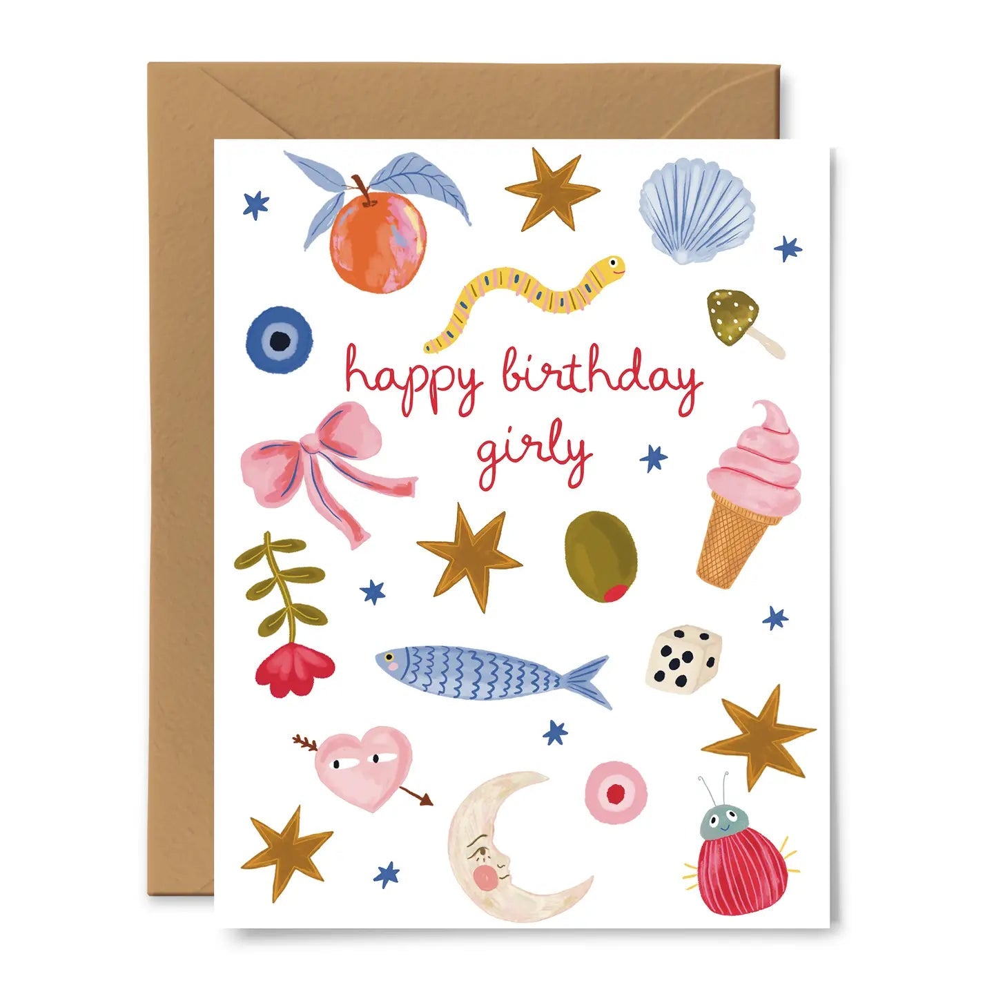 Happy Birthday Girly Card - From Juniper With Love