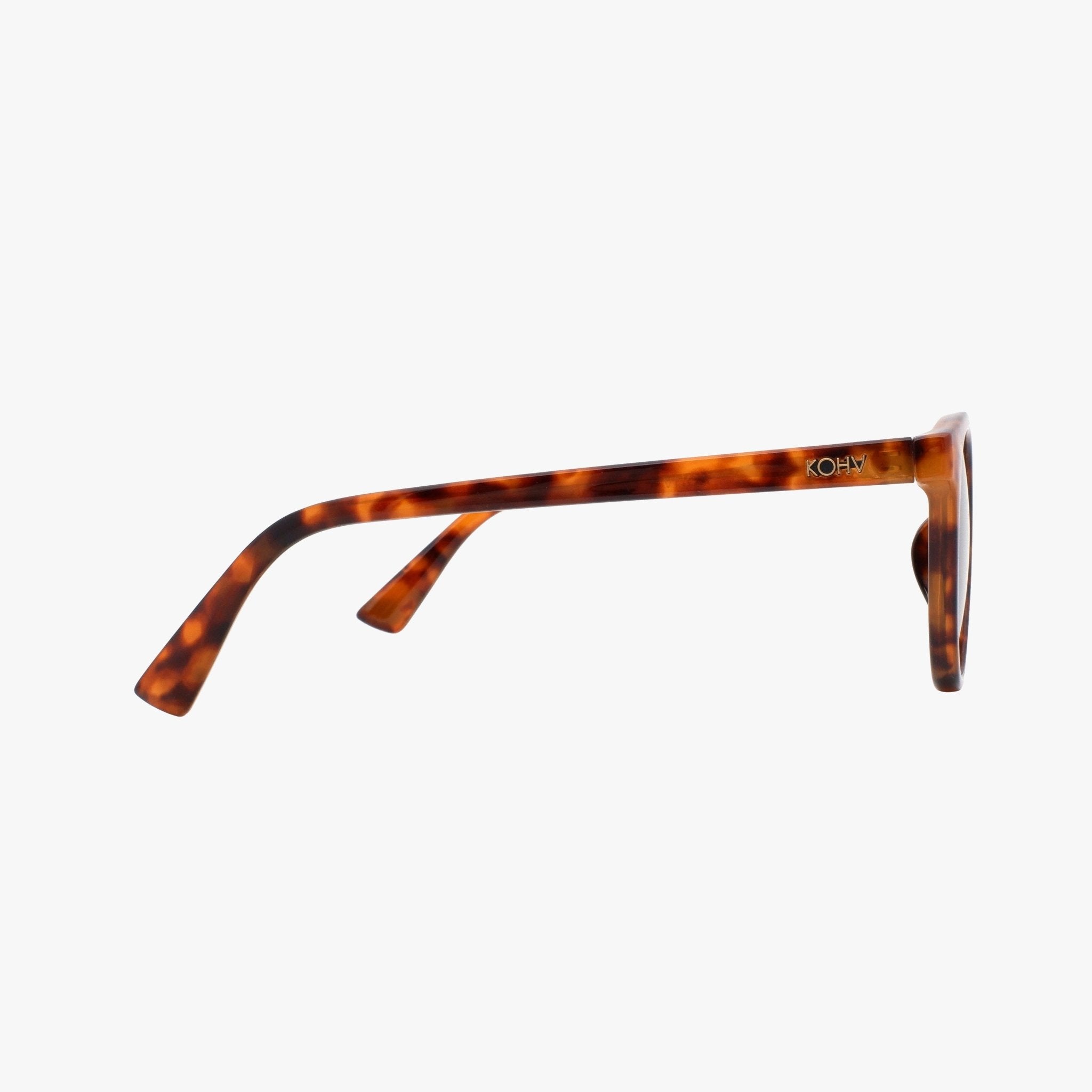 Heron Amber Tortoise Polarized Round Sunglasses - From Juniper With Love