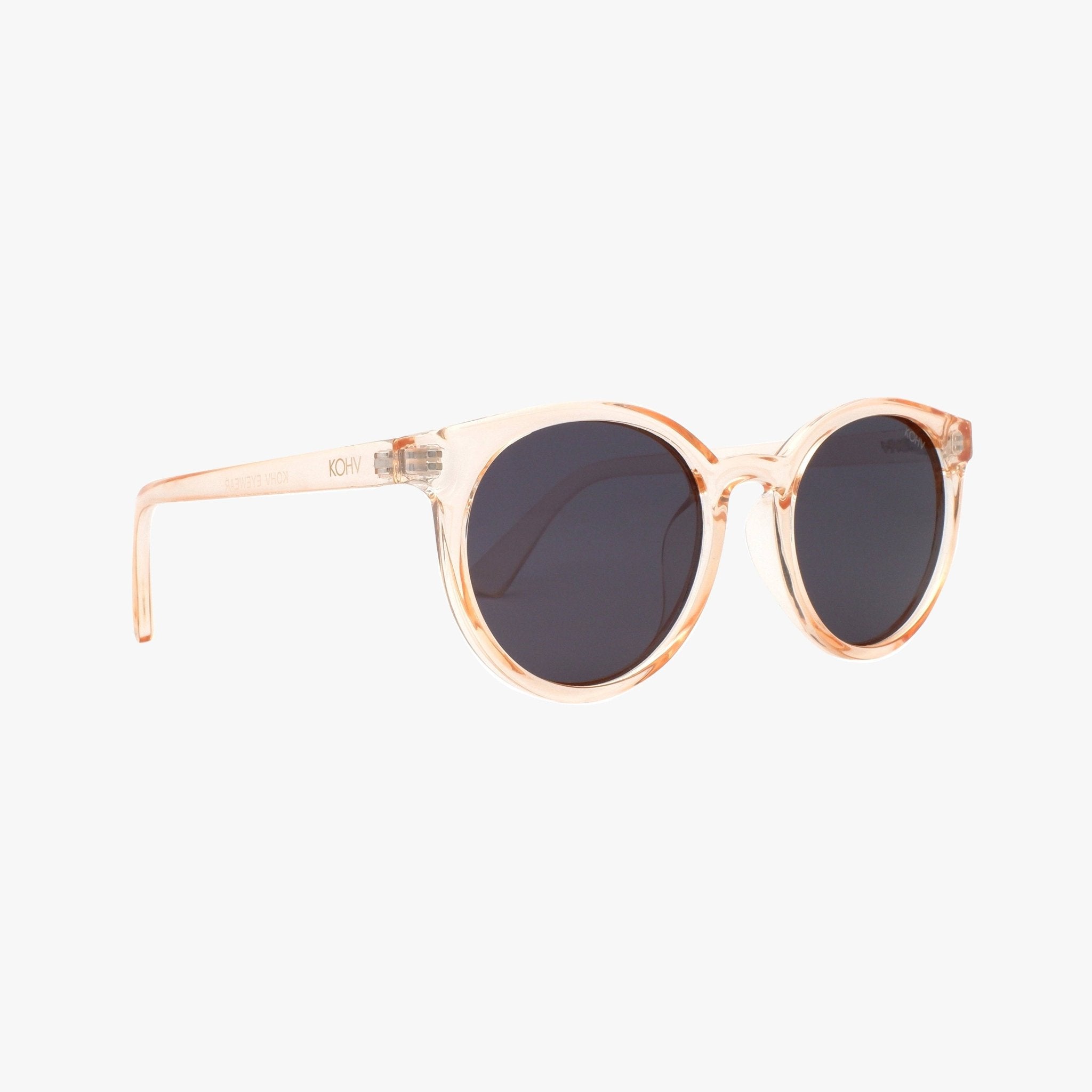 Heron Blush Polarized Round Sunglasses - From Juniper With Love