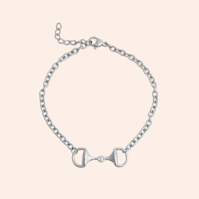 Horse Bit Bracelet in silver by From Juniper With Love