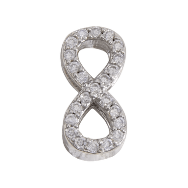 Infinity Charms - Glitzy Silver