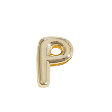 Letter Charm / Gold - P