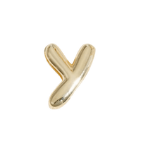Letter Charm / Gold - Y