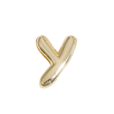 Letter Charm / Gold - Y