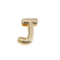 Letter Charm / Gold - J