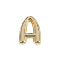 Letter Charm / Gold - A