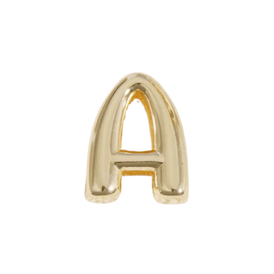Letter Charm / Gold - A