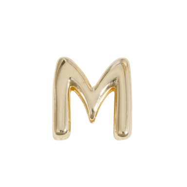 Letter Charm / Gold - M
