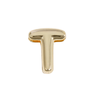 Letter Charm / Gold - T