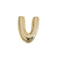 Letter Charm / Gold - V