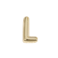 Letter Charm / Gold - L