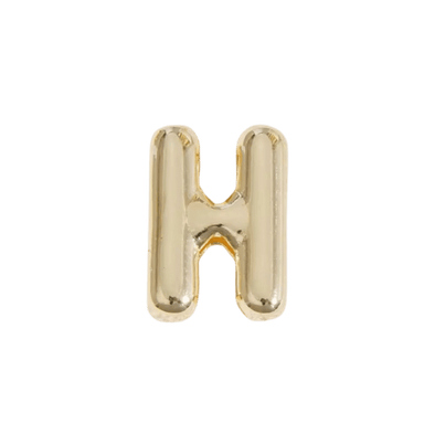 Letter Charm / Gold - H