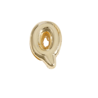 Letter Charm / Gold - Q