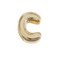 Letter Charm / Gold - C
