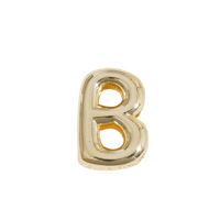 Letter Charm / Gold - B