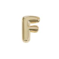 Letter Charm / Gold - F