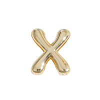 Letter Charm / Gold - X