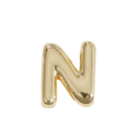 Letter Charm / Gold - N