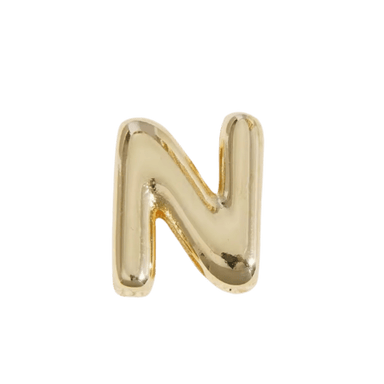 Letter Charm / Gold - N