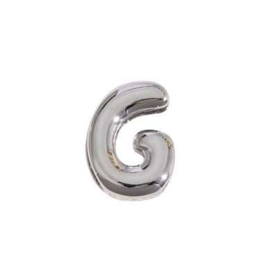 Letter Charm / Silver - G