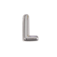 Letter Charm / Silver - L