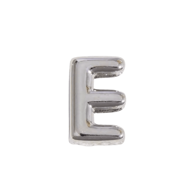 Letter Charm / Silver - E
