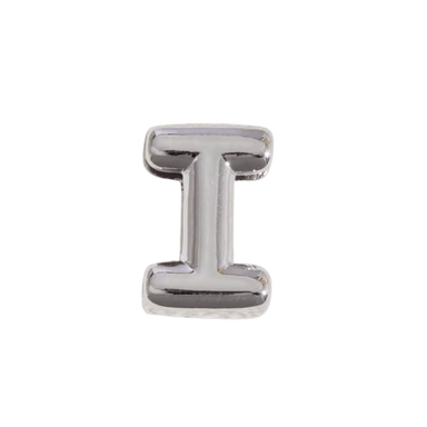 Letter Charm / Silver - I