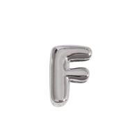 Letter Charm / Silver - F