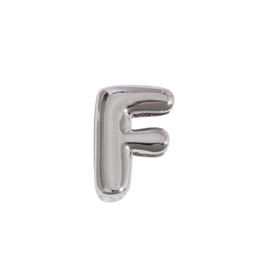 Letter Charm / Silver - F